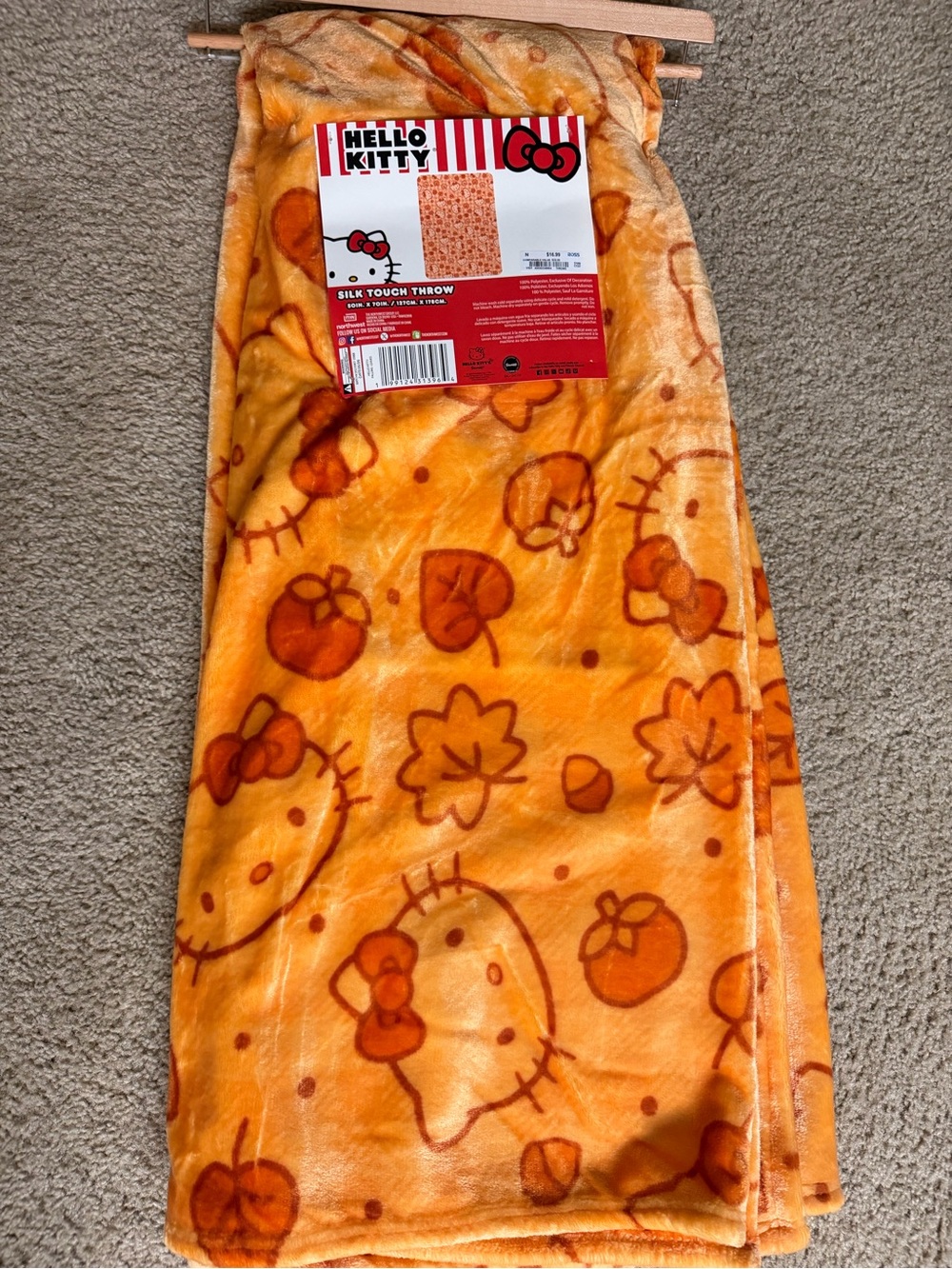 Hello Kitty Silk Touch Throw